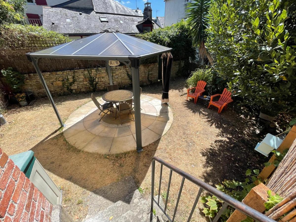 Le Patio, Coeur De Ville Avec Garage Et Jardin Vannes Exterior foto