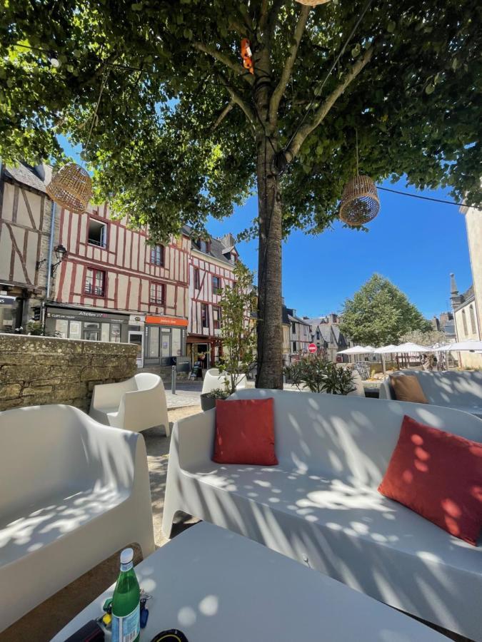 Le Patio, Coeur De Ville Avec Garage Et Jardin Vannes Exterior foto